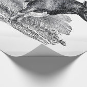 2頭の牛の包装紙 ラッピングペーパー (角)