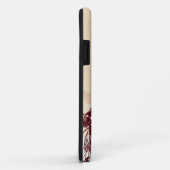 2頭の牛手の引くことのスケッチ及び水彩画のヴィンテージ Case-Mate iPhoneケース (裏面/右)