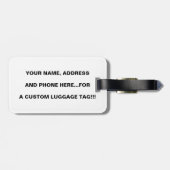 2頭の雄ライオン ラゲッジタグ (裏面横)