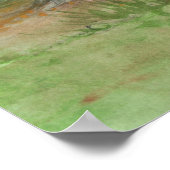 2頭の馬とジプシーのワゴン – Canvas print ポスター (角)