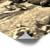 2頭の馬ポスター ポスター (角)