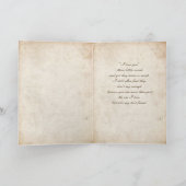 2頭の馬ロマンチックなバレンタインデーのカード シーズンカード (内部)