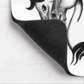 2頭の馬 マウスパッド (コーナー)