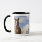 2頭の馬 マグカップ (左)