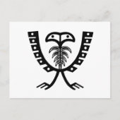 2頭の黒いワシ ポストカード (正面)