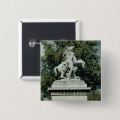 2頭の「泥灰質の馬」の1頭、1739-45年 缶バッジ (正面&裏面)