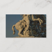 2頭の「泥灰質の馬」のoriginallの1つのレプリカ 名刺 (裏面)