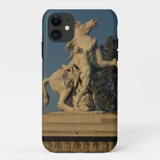 2頭の「泥灰質の馬」のoriginallの1つのレプリカ Case-Mate iPhoneケース (裏面)