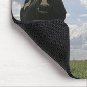 2頭のFriesian牛 マウスパッド (コーナー)