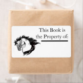 2頭ブックラベル ラベル (インサイチュ)