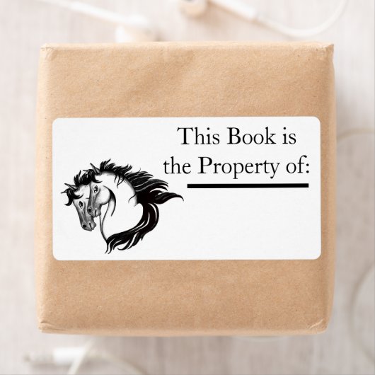 2頭ブックラベル ラベル (インサイチュ)