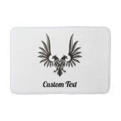 2頭付きイーグル浴室マット バスマット (正面)