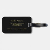 2頭絵画の馬。                       ラゲッジタグ (裏面横)