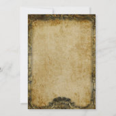 2頭絵画の馬。                       招待状 (裏面)