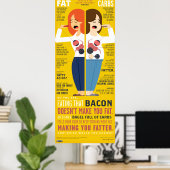 2食物語インフォグラフィック ポスター (ホームオフィス)