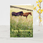 2馬記念カード カード (黄色い花)