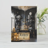 *~* 2騎士AP88城中世テーマ誕生日 招待状 (スタンド正面)