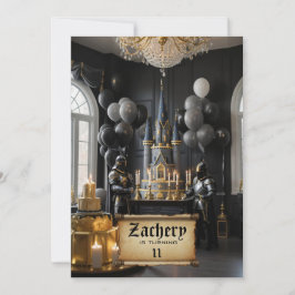 *~* 2騎士AP88城中世テーマ誕生日 招待状