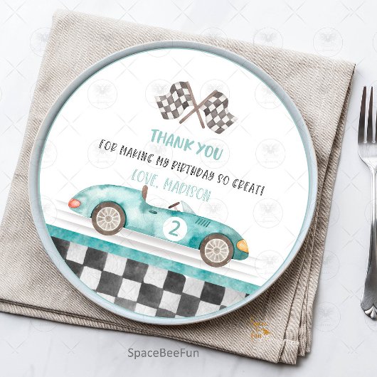 2高速カーバースデーパーティー紙プレート ペーパープレート