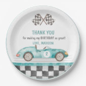 2高速カーバースデーパーティー紙プレート ペーパープレート (正面)