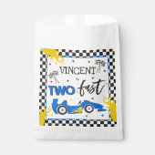 2高速バースデーパーティーブルーレースカー2nd誕生日 フェイバーバッグ (正面)