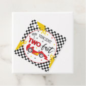 2高速バースデーパーティー赤いレースカー2nd誕生日 フェイバータグ (インサイチュ)