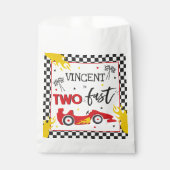 2高速バースデーパーティー赤いレースカー2nd誕生日 フェイバーバッグ (正面)