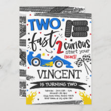 2高速バースデーパーティー赤いレースカー2nd誕生日