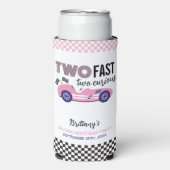 2高速ピンクレースカー第2誕生日 スリム缶クーラー (Seltzer正面)