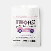 2高速ピンクレースカー第2誕生日 フェイバーバッグ (正面)