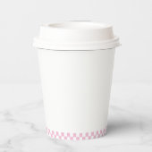 2高速ピンクレースカー第2誕生日 紙コップ (裏面)