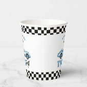 2高速ブルーレースカーキッズ2nd誕生日 紙コップ (右)