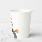 2高速ブルーレースカー誕生日 紙コップ (左)