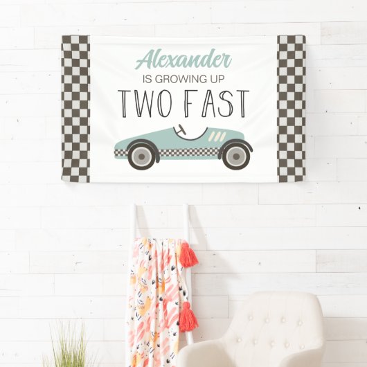 2高速ブルーレースカー2ndバースデーバナー 横断幕 (インサイチュ)