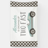 2高速ブルーレースカー2ndバースデーバナー 横断幕 (縦)