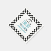 2高速ブルーレースカー2nd誕生日パーティー スタンダードカクテルナプキン (角)