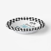 2高速ブルーレースカー2nd誕生日パーティー ペーパーボウル (傾斜あり)