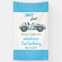 2高速ブルーレースカー2nd誕生日パーティー