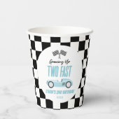 2高速ブルーレースカー2nd誕生日パーティー 紙コップ (裏面)
