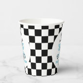 2高速ブルーレースカー2nd誕生日パーティー 紙コップ (左)