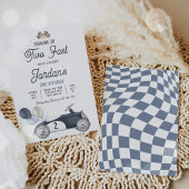 2高速ブルーレースカー2nd誕生日 招待状