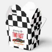 2高速レッドフレームレースカー2nd誕生日パーティー フェイバーボックス (オープン)