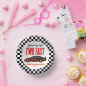 2高速レッドフレームレースカー2nd誕生日パーティー ペーパーボウル (パーティー)