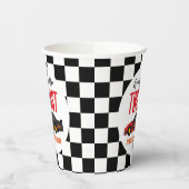 2高速レッドフレームレースカー2nd誕生日パーティー 紙コップ (左)