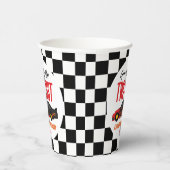 2高速レッドフレームレースカー2nd誕生日パーティー 紙コップ (右)