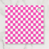 2高速レースピンクカーガール2nd誕生日パーティー フェイバータグ (裏面)