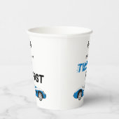 2高速ヴィンテージブルーレースカーボーイ2nd誕生日 紙コップ (右)