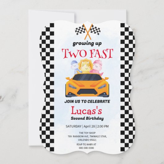 2高速恐竜レースカー2nd誕生日パーティー (正面)