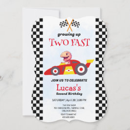 2高速恐竜レースカー2nd誕生日パーティー