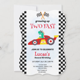 2高速恐竜レースカー2nd誕生日パーティー